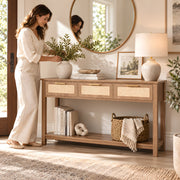 Crosaty Wooden Console Table