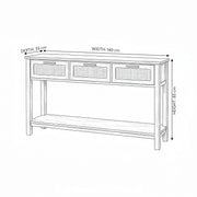 Crosaty Wooden Console Table