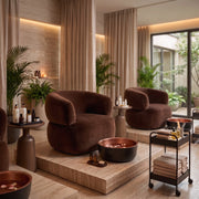 Curvera Brown Pedicure Chair