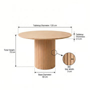 Dainia Modern Wooden Dining Table