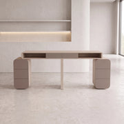 Daria Beige Manicure Table with Storage