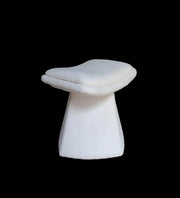 Denmark Boucle Pouf In White Colour