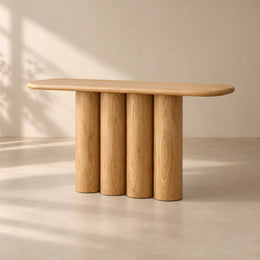 Derveno Wooden Console Table