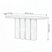 Derveno Wooden Console Table