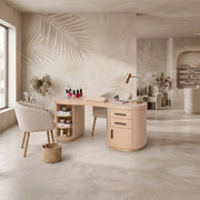 Elanoro Premium Curved Manicure Table