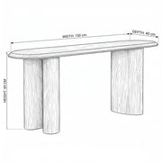 Ellirovy Wooden Console Table