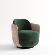 Emerly Green & Cream Modern Manicure Chair
