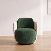 Emerly Green & Cream Modern Pedicure Chair