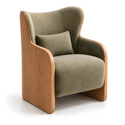 Emmolana Olive Wood Frame Manicure Chair