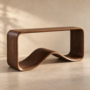 Emmowavy Wooden Console Table