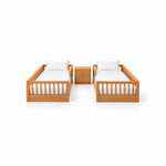 Alternate view of Eskilona Wooden Kids Twin Bed with Nightstand, showing engineered Wood for everyday interior styling.