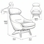 Examon Upholstered Lounge Accent Chair