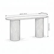 Fabilora Wooden Console Table