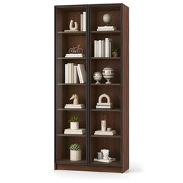 Alternate view of Famfony Dining Room Storage & Display Cabinet, showing twin glazed doors for a modern bedroom interior.