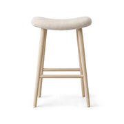 Fikomira Curved Upholstered Counter Stool