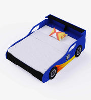 Firebird Car Kids Double Bed In Blue Colour