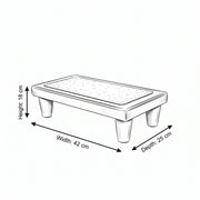 Flatian Black Pedicure Footrest