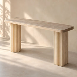 Flumoly Wooden Console Table
