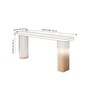 Flumoly Wooden Console Table
