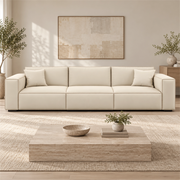Gimekana Beige 3 Seater Sofa