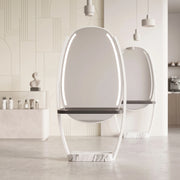 Givoria White Salon Mirror Stand