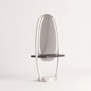 Givoria White Salon Mirror Stand
