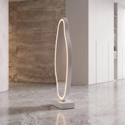 Glasandy White LED Salon Mirror Stand