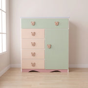 Gremy Kids Chest of Drawers with Bear Handles