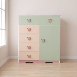 Gremy Kids Chest of Drawers with Bear Handles