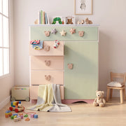 Gremy Kids Chest of Drawers with Bear Handles
