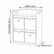 Hackvy Kids Chest of Drawers