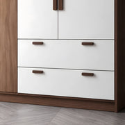 Haglona 4 Door Wooden Wardrobe