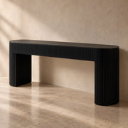 Hamiltola Black Console Table