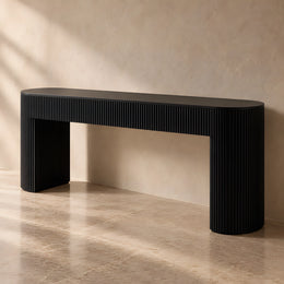 Hamiltola Black Console Table