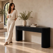 Hamiltola Black Console Table