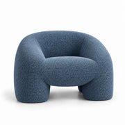 Hankeyo Blue Upholstered Accent Chair