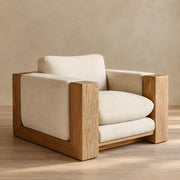 Hantilano Beige Accent Chair