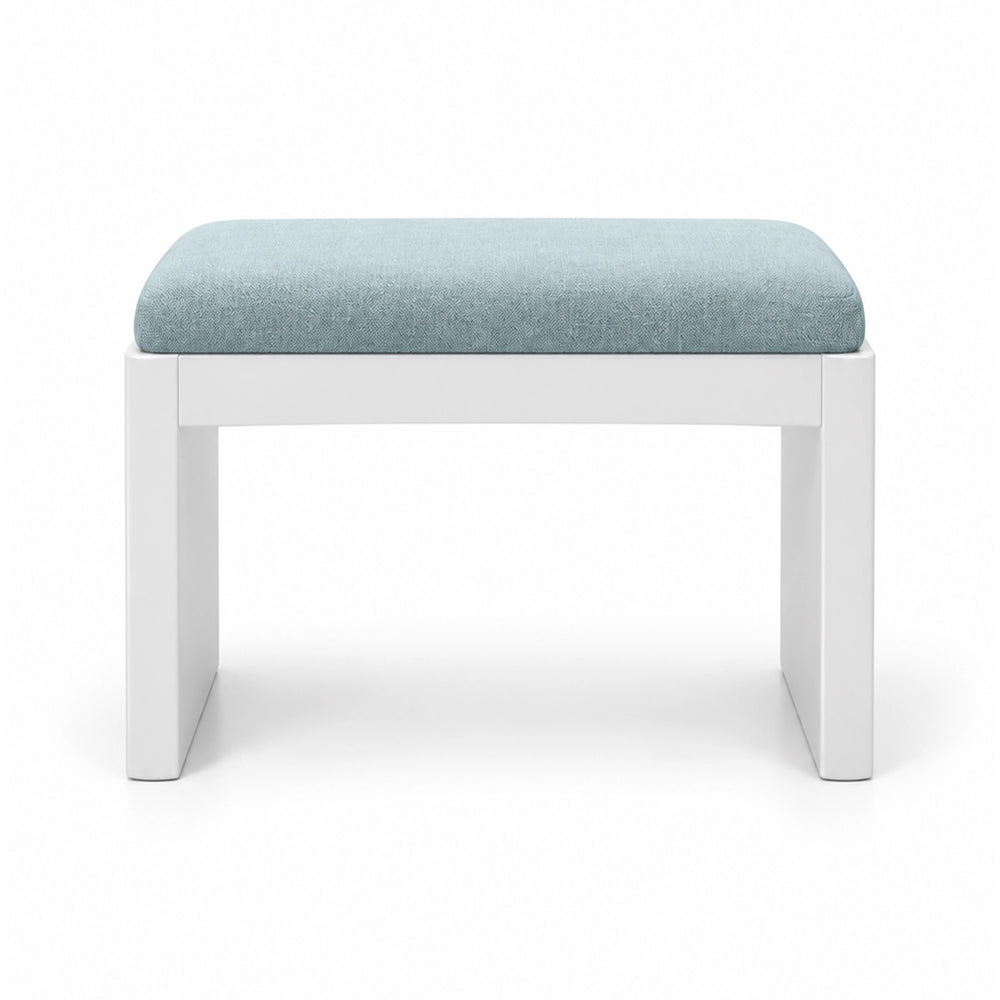 Harteslo Pedicure Footrest brings together straight end supports and a rounded padded top against a white backdrop.