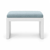 Harteslo Pedicure Footrest brings together straight end supports and a rounded padded top against a white backdrop.