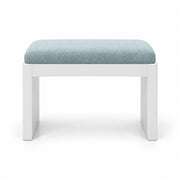 Harteslo Pedicure Footrest brings together straight end supports and a rounded padded top against a white backdrop.
