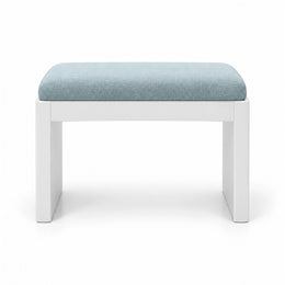 Harteslo Pedicure Footrest brings together straight end supports and a rounded padded top against a white backdrop.