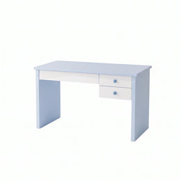 Alternate view of Toshbi Kids Study Desk with 2 Drawers, showing spacious tabletop with its construction clearly visible.