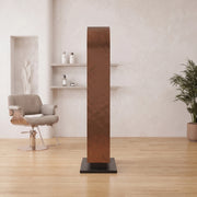 Helmnry Brown LED Salon Mirror Stand