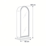 Helmnry Brown LED Salon Mirror Stand
