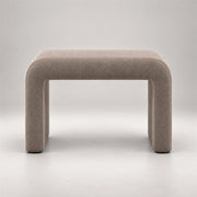Hoksala Upholstered Pedicure Footrest with a continuous upholstered frame and padded panel legs against a grey backdrop.