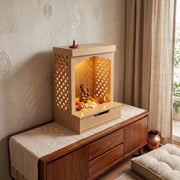Ishani Premium Wooden Finish Pooja Mandir