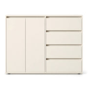Jeemolina White 2 Door Storage Cabinet