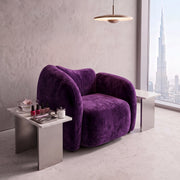 Kaitora Purple Modern Manicure Chair