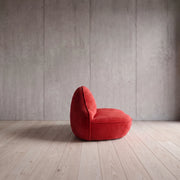 Kissy Red Velvet Modern 2-Seater Sofa