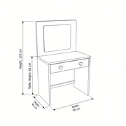 Princesa Kids Dressing Table with Mirror